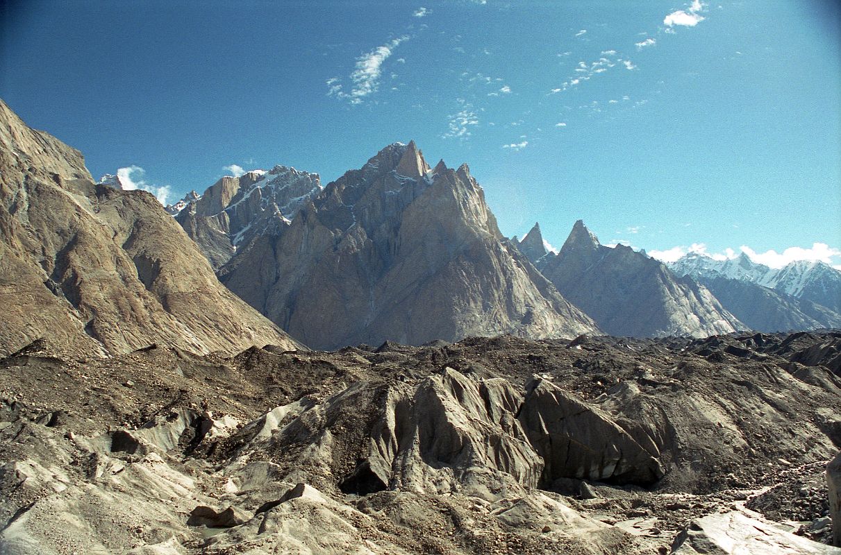 23 The Cathedral Group And Lobsang Spire From Just Before Khoburtse